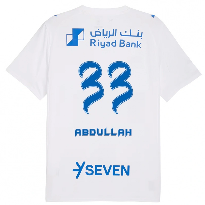 Danxen Damen Abdullah Al-Zaid #33 Weiß Blau Auswärtstrikot Trikot 2025/26 T-Shirt Schweiz
