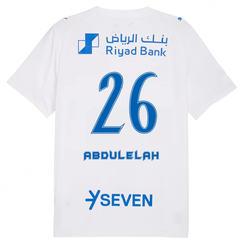 Danxen Damen Abdulelah Al-Malki #26 Weiß Blau Auswärtstrikot Trikot 2025/26 T-Shirt Schweiz