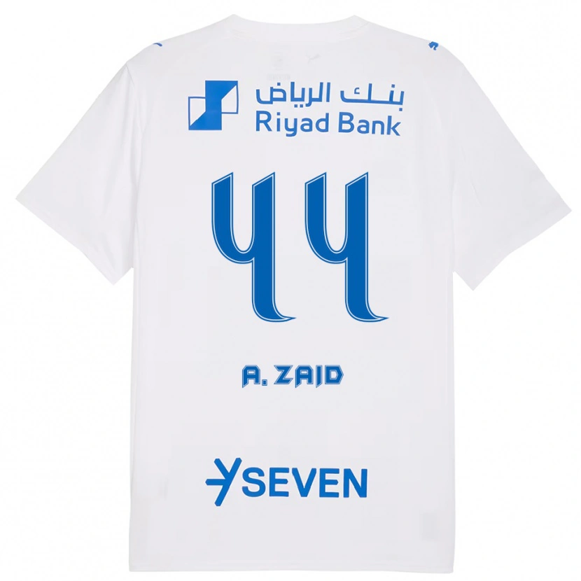 Danxen Damen Suhayb Al-Zaid #44 Weiß Blau Auswärtstrikot Trikot 2025/26 T-Shirt Schweiz