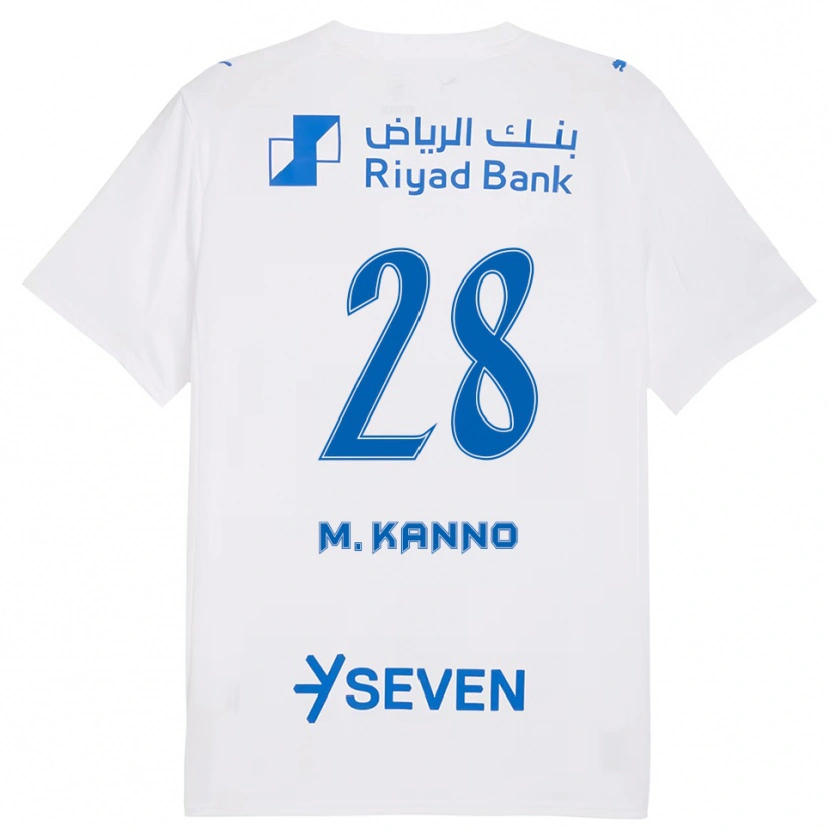 Danxen Damen Mohamed Kanno #28 Weiß Blau Auswärtstrikot Trikot 2025/26 T-Shirt Schweiz