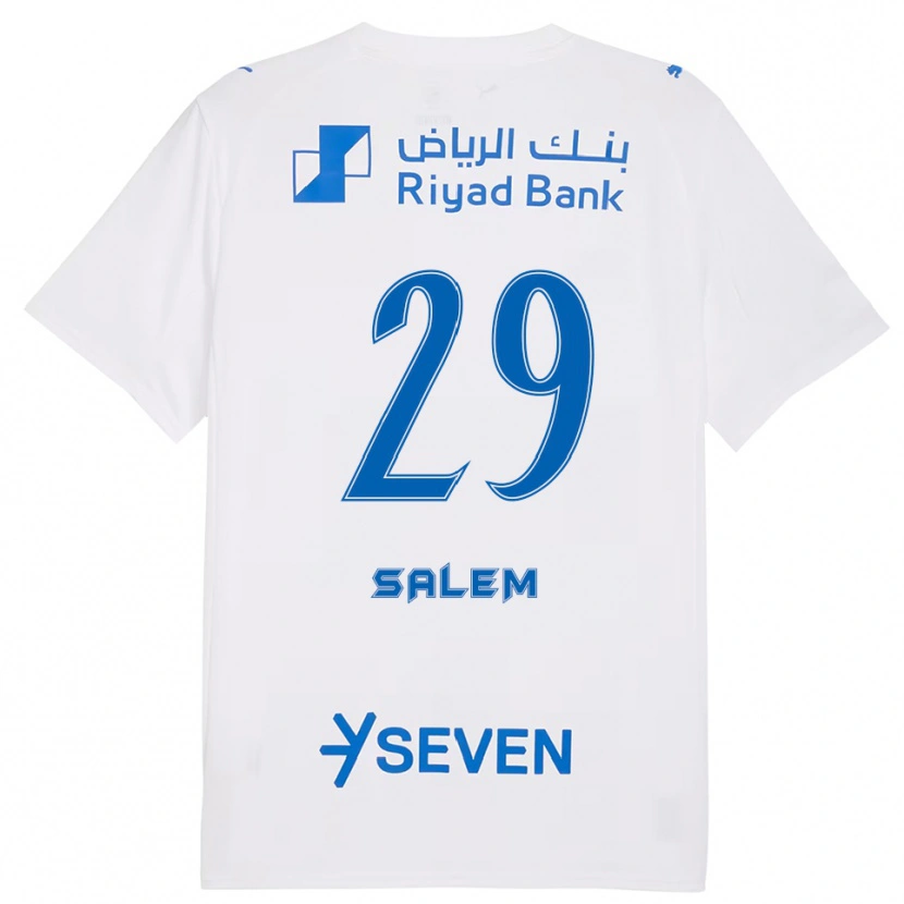 Danxen Damen Salem Al-Dawsari #29 Weiß Blau Auswärtstrikot Trikot 2025/26 T-Shirt Schweiz