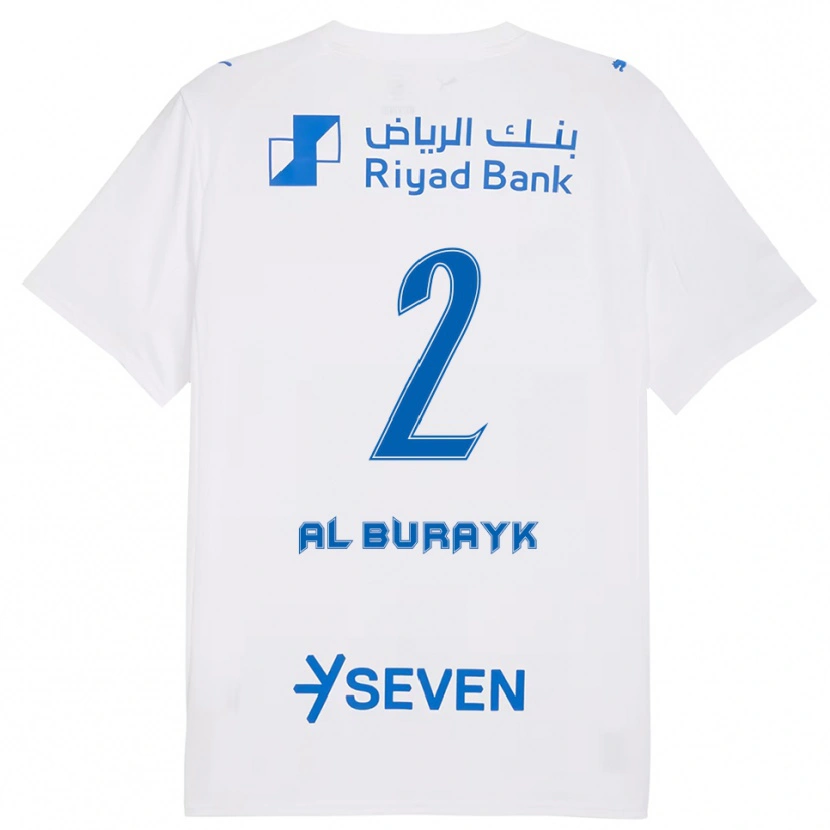 Danxen Damen Mohammed Al-Burayk #2 Weiß Blau Auswärtstrikot Trikot 2025/26 T-Shirt Schweiz