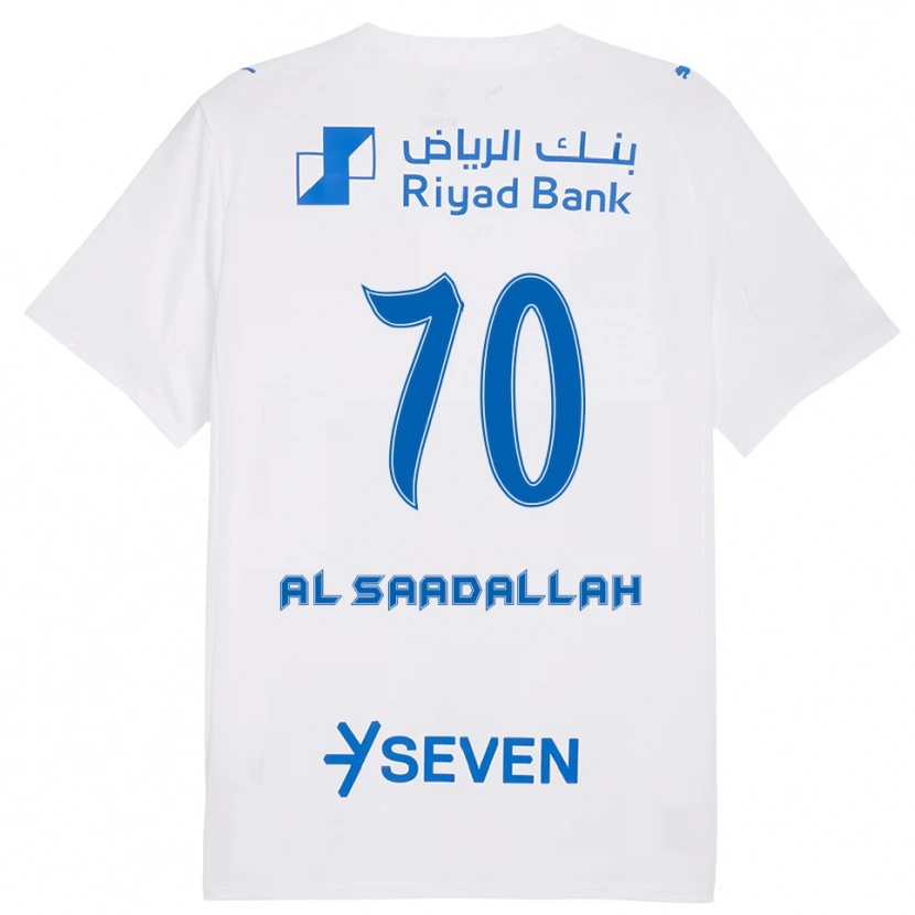 Danxen Damen Hessa Al-Saadallah #70 Weiß Blau Auswärtstrikot Trikot 2025/26 T-Shirt Schweiz