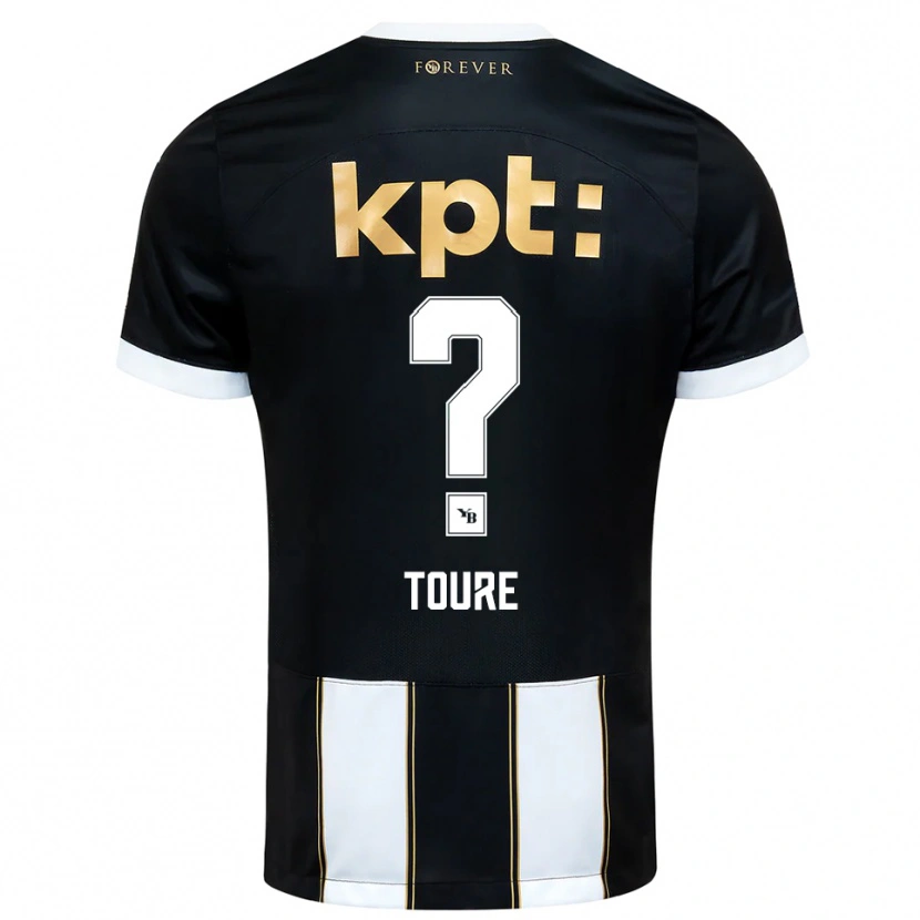 Danxen Damen Luc Toure #0 Schwarz Weiß Auswärtstrikot Trikot 2025/26 T-Shirt Schweiz