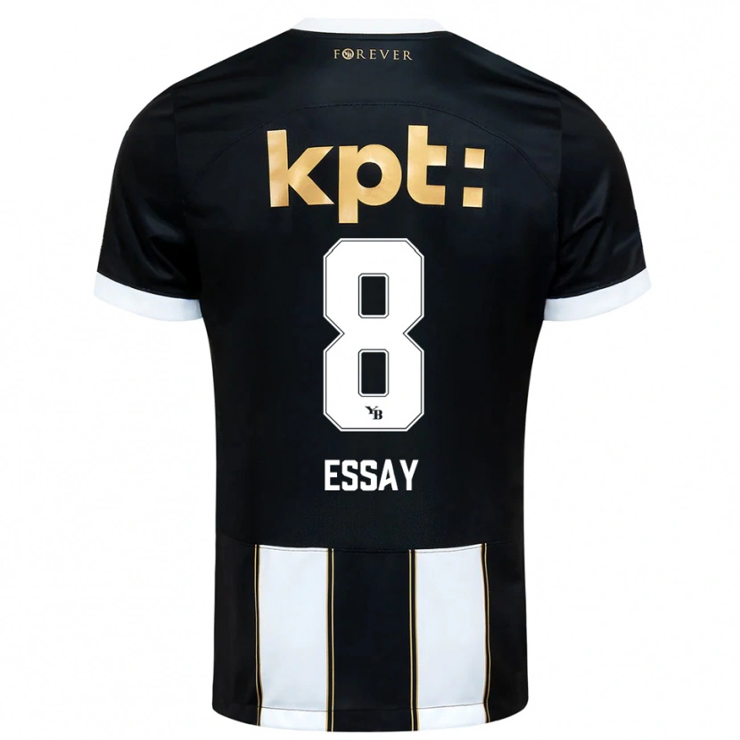 Danxen Damen Perceval Essay #8 Schwarz Weiß Auswärtstrikot Trikot 2025/26 T-Shirt Schweiz