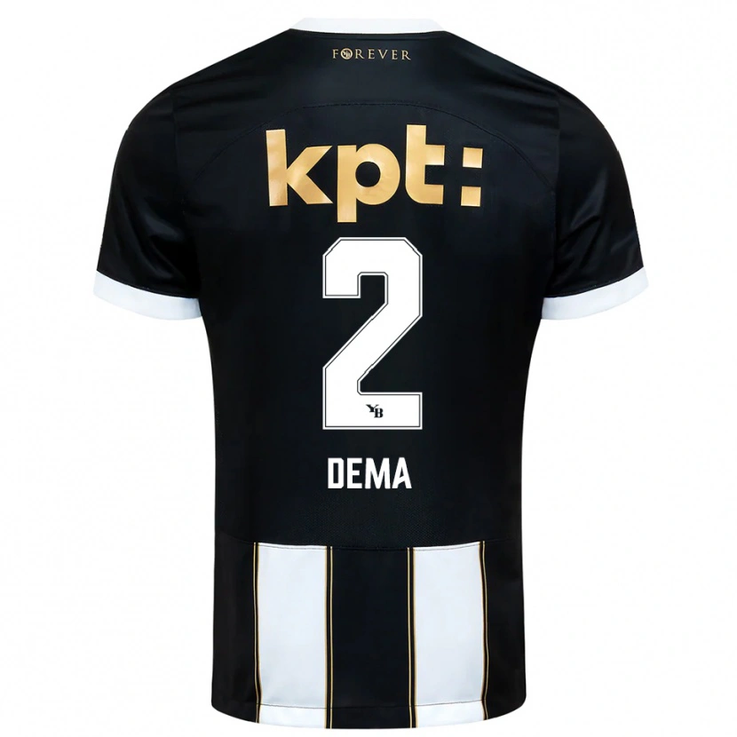 Danxen Damen Besar Dema #2 Schwarz Weiß Auswärtstrikot Trikot 2025/26 T-Shirt Schweiz