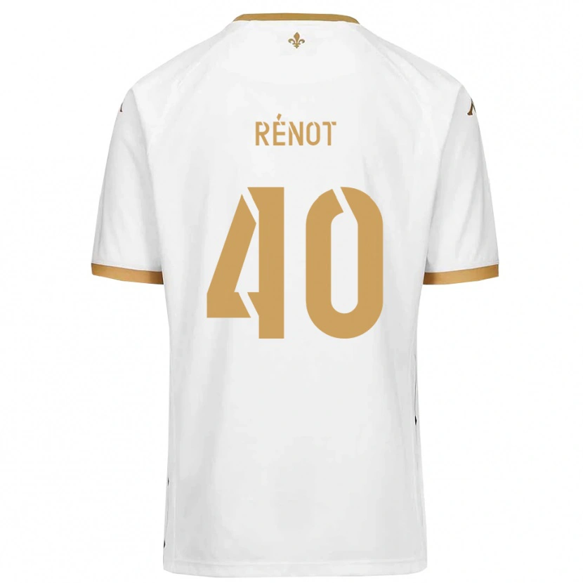 Danxen Damen Sébastien Rénot #40 Weiß Gold Auswärtstrikot Trikot 2025/26 T-Shirt Schweiz