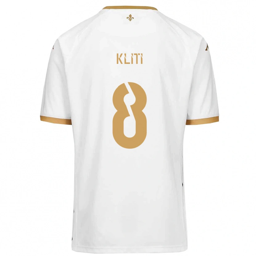 Danxen Damen Ayoub Kliti #8 Weiß Gold Auswärtstrikot Trikot 2025/26 T-Shirt Schweiz