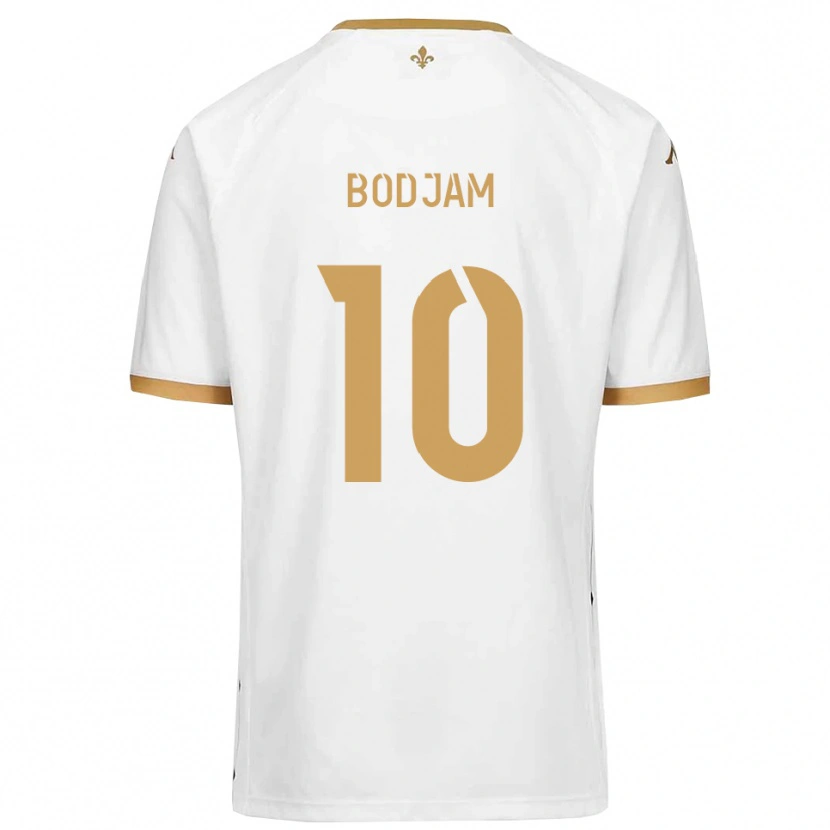 Danxen Damen Dabana Bodjam #10 Weiß Gold Auswärtstrikot Trikot 2025/26 T-Shirt Schweiz
