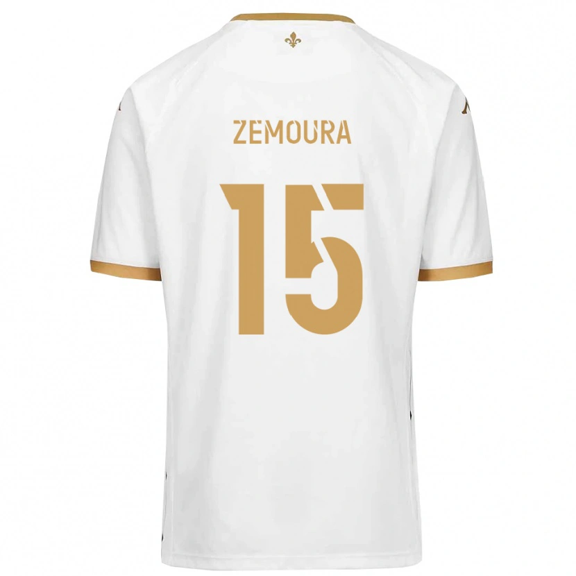 Danxen Damen Yohan Zemoura #15 Weiß Gold Auswärtstrikot Trikot 2025/26 T-Shirt Schweiz