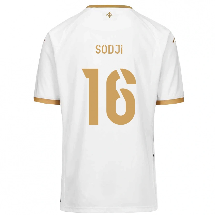 Danxen Damen Alexandre Sodji #16 Weiß Gold Auswärtstrikot Trikot 2025/26 T-Shirt Schweiz