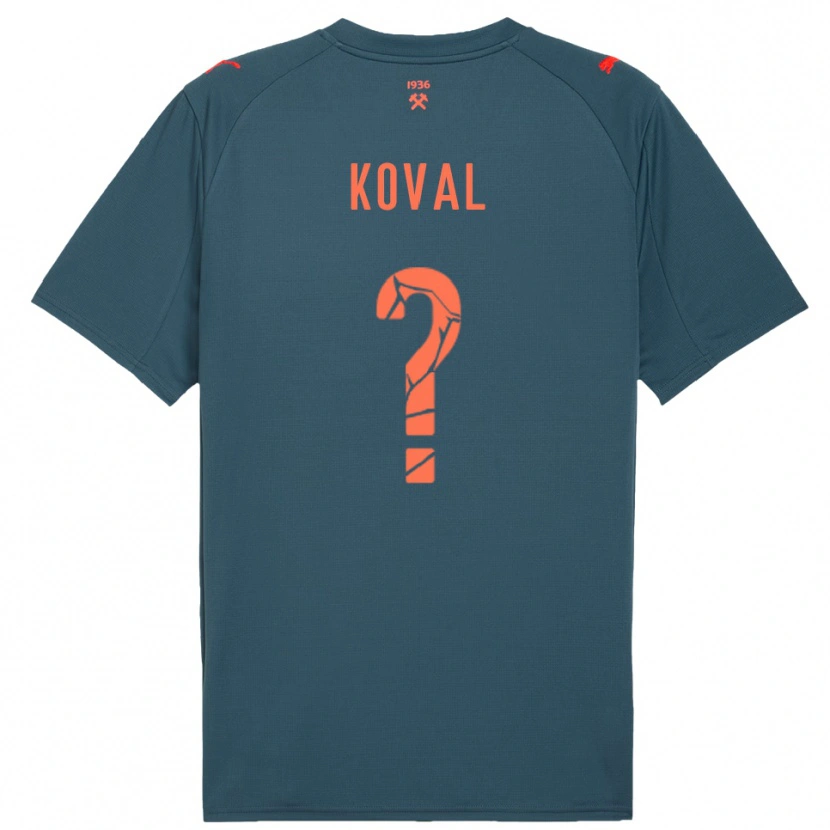 Danxen Damen Maksym Koval #0 Marineblau Rot Auswärtstrikot Trikot 2025/26 T-Shirt Schweiz