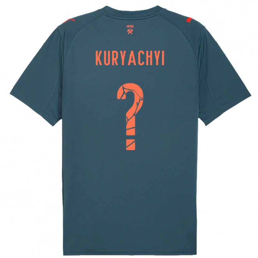 Danxen Damen Artur Kuryachyi #0 Marineblau Rot Auswärtstrikot Trikot 2025/26 T-Shirt Schweiz