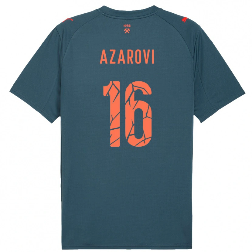 Danxen Damen Irakli Azarovi #16 Marineblau Rot Auswärtstrikot Trikot 2025/26 T-Shirt Schweiz