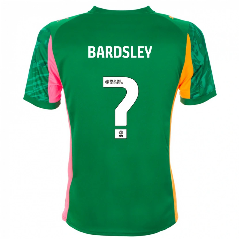 Danxen Kinder Harvey Bardsley #0 Trikot Grün Orange Torwarttrikot 2025/26 Schweiz