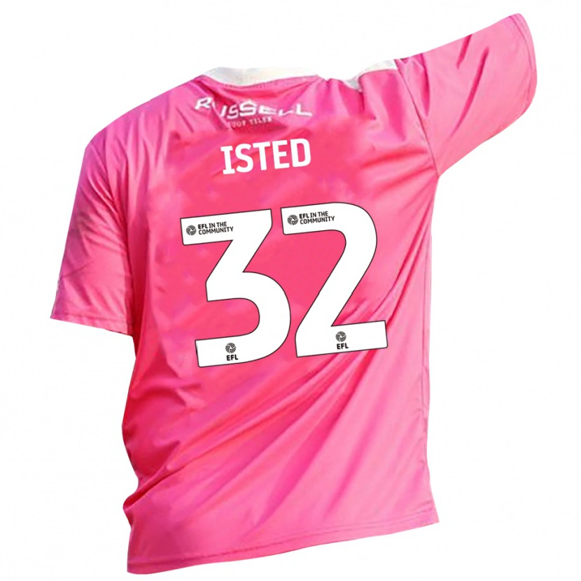 Danxen Kinder Harry Isted #32 Trikot Rosenrosa Torwarttrikot 2025/26 Schweiz