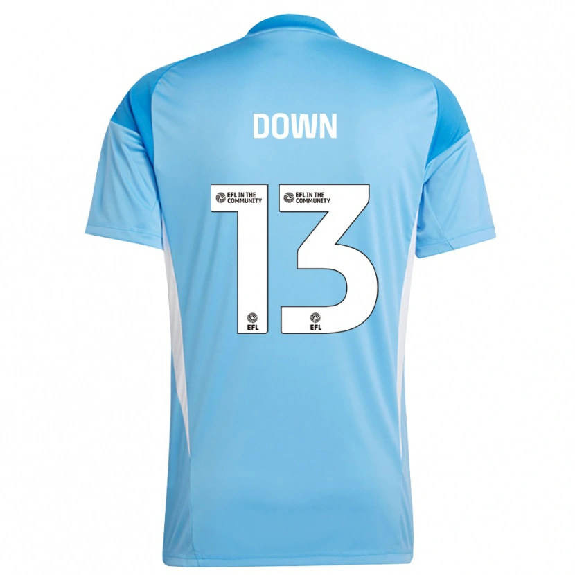 Danxen Kinder Sam Down #13 Trikot Himmelblau Torwarttrikot 2025/26 Schweiz