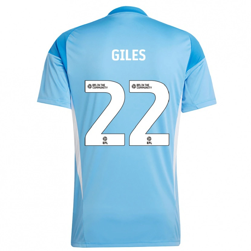 Danxen Kinder Olivia Giles #22 Trikot Himmelblau Torwarttrikot 2025/26 Schweiz