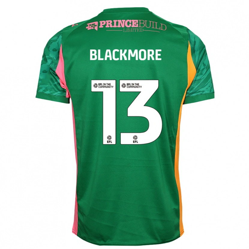 Danxen Kinder Will Blackmore #13 Trikot Grün Rosa Torwarttrikot 2025/26 Schweiz