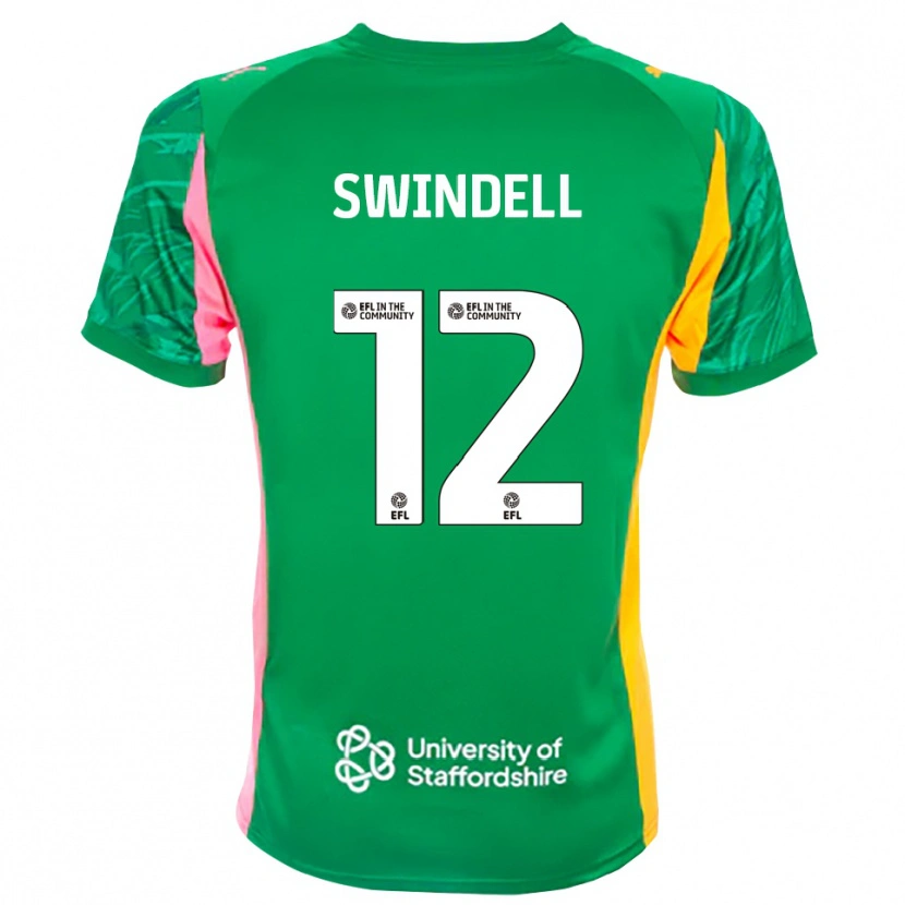 Danxen Kinder Chloe Swindell #12 Trikot Grün Rosa Orange Torwarttrikot 2025/26 Schweiz