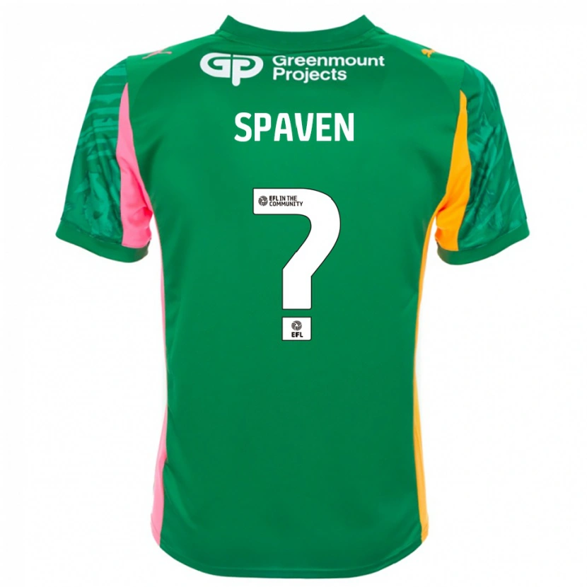 Danxen Kinder Jake Spaven #0 Trikot Grün Rosa Orange Torwarttrikot 2025/26 Schweiz