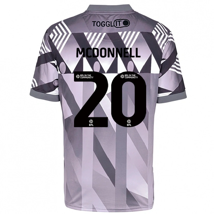 Danxen Kinder Joe McDonnell #20 Trikot Hellgrau Torwarttrikot 2025/26 Schweiz
