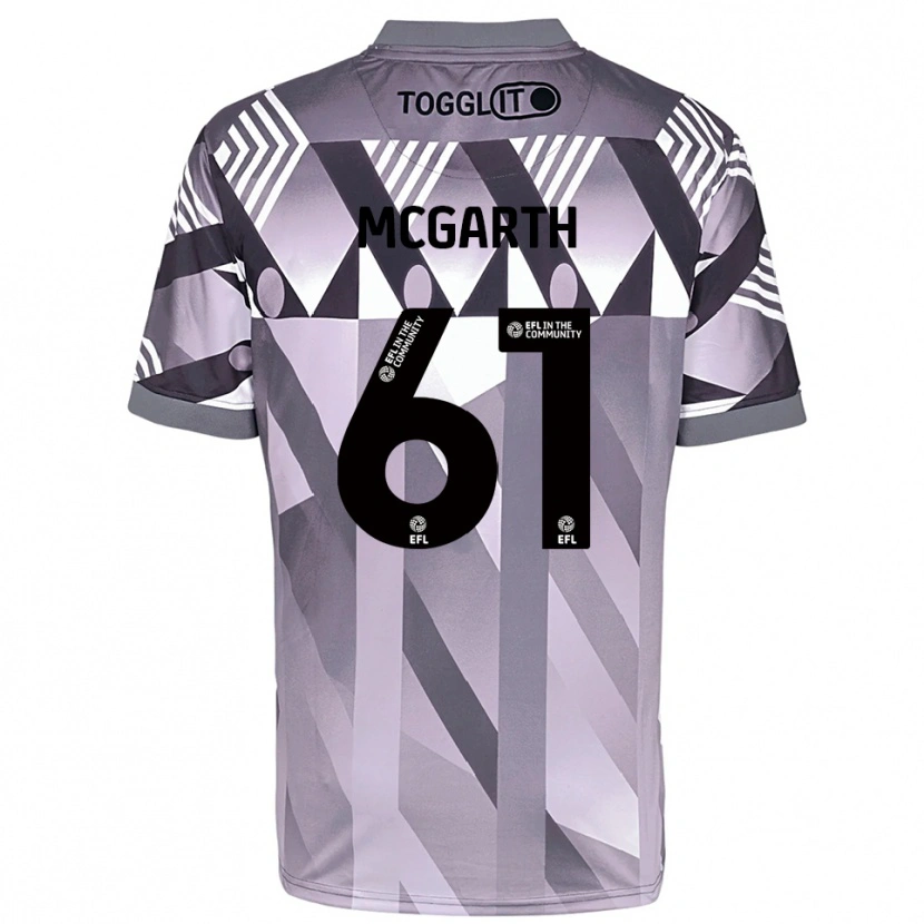 Danxen Kinder Ethan McGarth #61 Trikot Hellgrau Torwarttrikot 2025/26 Schweiz
