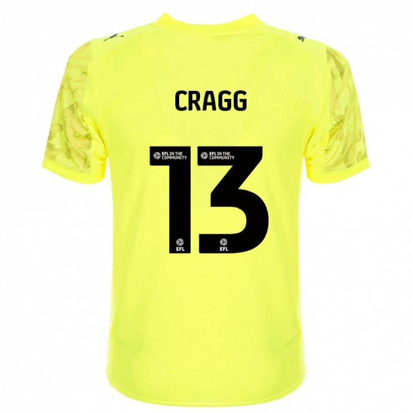 Danxen Kinder Rio Cragg #13 Trikot Gelb Schwarz Torwarttrikot 2025/26 Schweiz