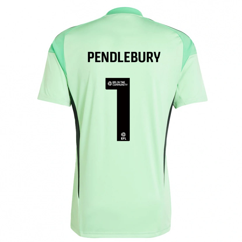 Danxen Kinder Izzy Pendlebury #1 Trikot Hellgrün Schwarz Torwarttrikot 2025/26 Schweiz