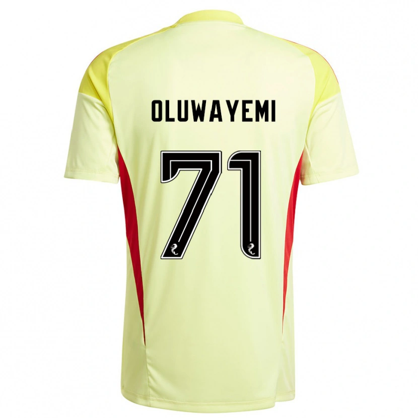 Danxen Kinder Tobi Oluwayemi #71 Trikot Gelb Rot Torwarttrikot 2025/26 Schweiz