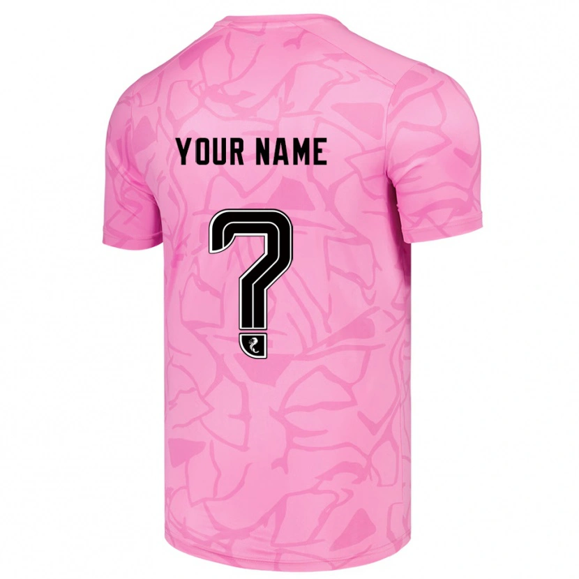 Danxen Kinder Hibernian FC Trikot Pink Schwarz Torwarttrikot 2025/26 Schweiz