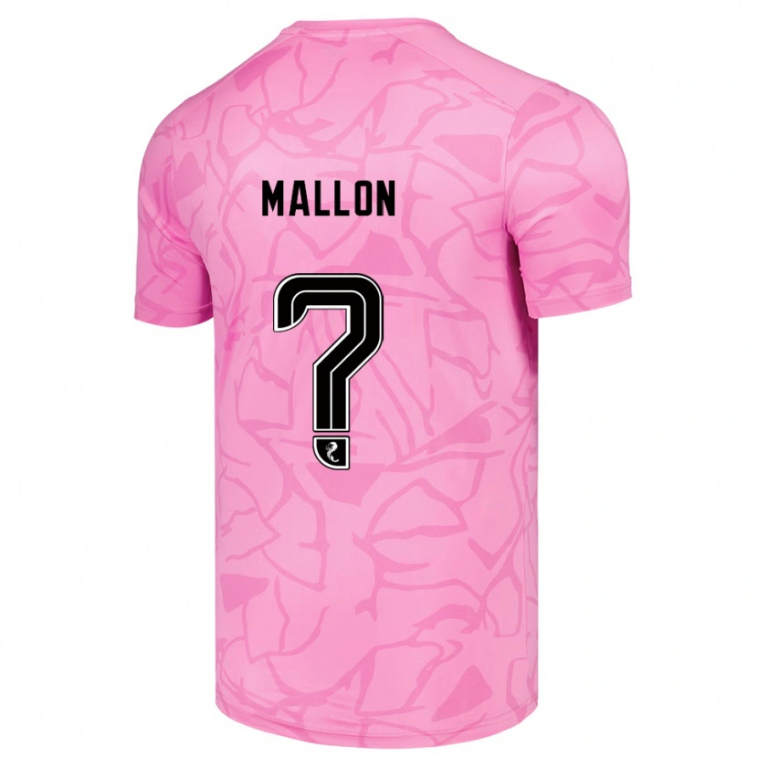 Danxen Kinder Ryan Mallon #0 Trikot Pink Schwarz Torwarttrikot 2025/26 Schweiz