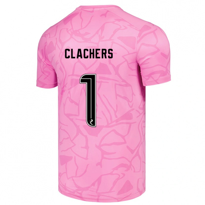 Danxen Kinder Erin Clachers #1 Trikot Pink Schwarz Torwarttrikot 2025/26 Schweiz