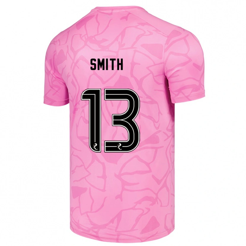 Danxen Kinder Jordan Smith #13 Trikot Pink Schwarz Torwarttrikot 2025/26 Schweiz
