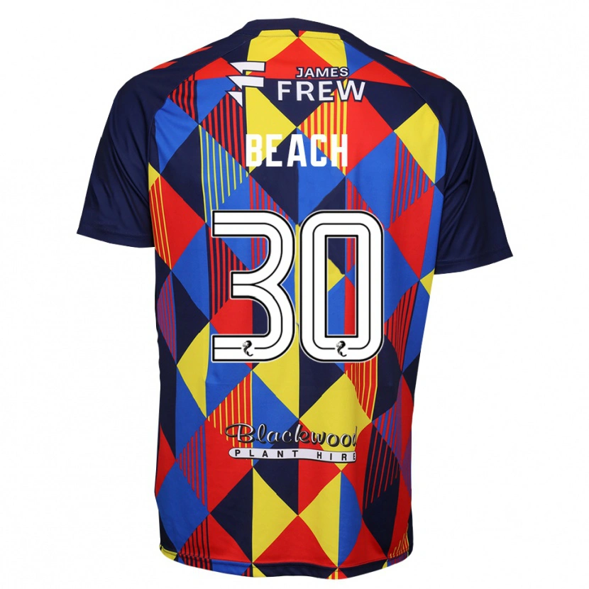 Danxen Kinder Eddie Beach #30 Trikot Königsblau Rot Torwarttrikot 2025/26 Schweiz