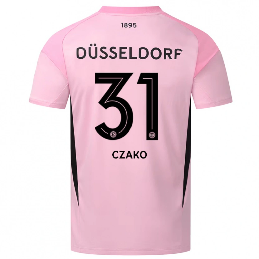 Danxen Kinder Milán Czakó #31 Trikot Rosa Schwarz Torwarttrikot 2025/26 Schweiz