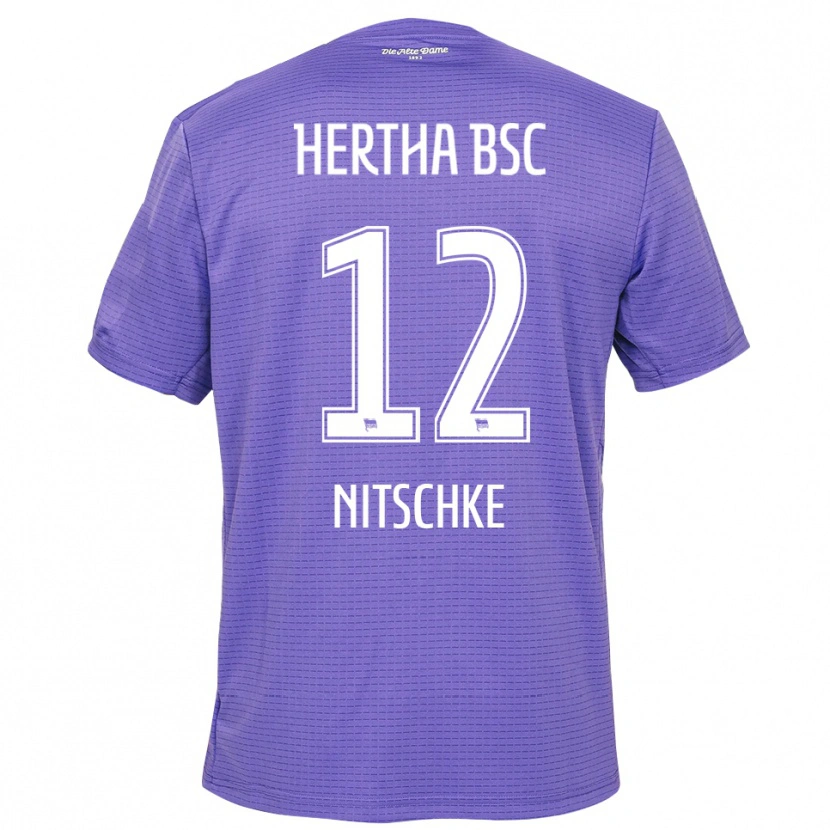 Danxen Kinder Til Nitschke #12 Trikot Lila Weiß Torwarttrikot 2025/26 Schweiz