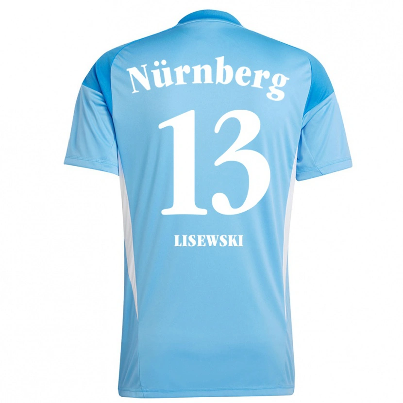 Danxen Kinder Robin Lisewski #13 Trikot Hellblau Weiß Torwarttrikot 2025/26 Schweiz