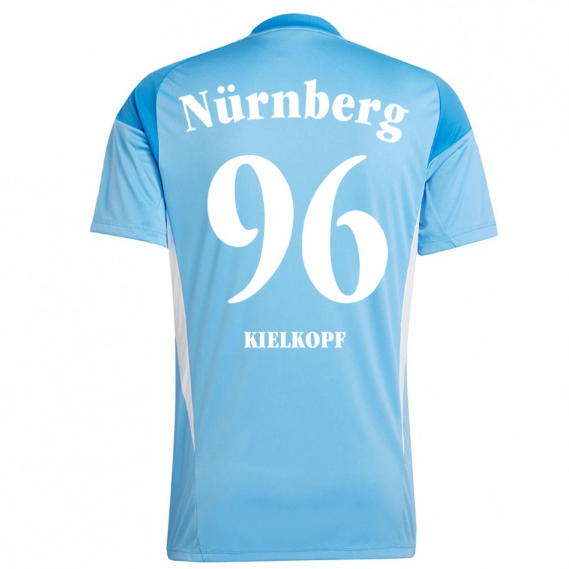 Danxen Kinder Felix Kielkopf #96 Trikot Hellblau Weiß Torwarttrikot 2025/26 Schweiz