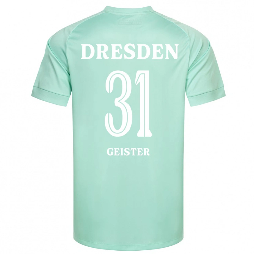 Danxen Kinder Jannis Geister #31 Trikot Hellgrün Weiß Torwarttrikot 2025/26 Schweiz