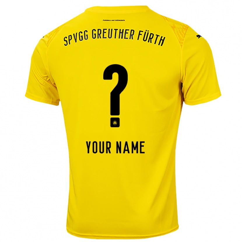 Danxen Kinder SpVgg Greuther Fürth Trikot Gelb Schwarz Torwarttrikot 2025/26 Schweiz