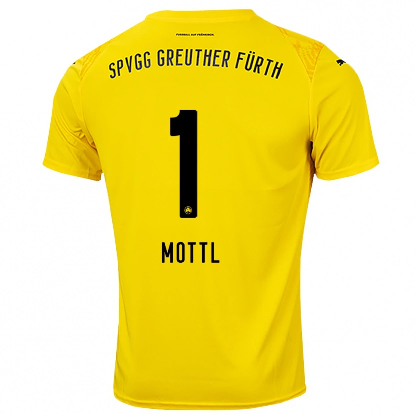 Danxen Kinder Jan Mottl #1 Trikot Gelb Schwarz Torwarttrikot 2025/26 Schweiz