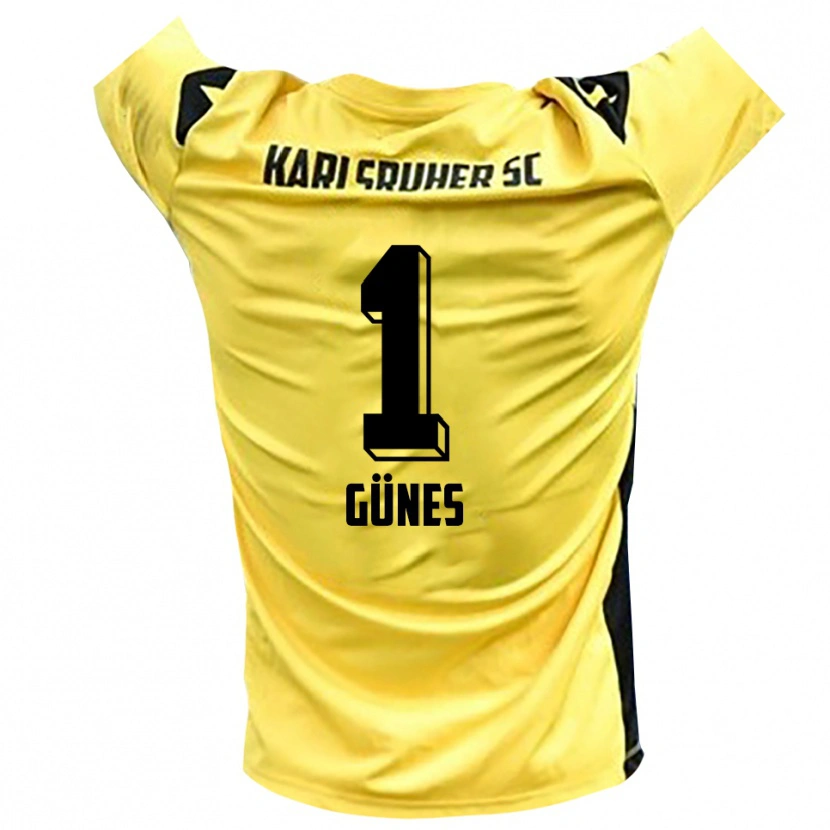 Danxen Kinder Kamil Günes #1 Trikot Gelb Schwarz Torwarttrikot 2025/26 Schweiz