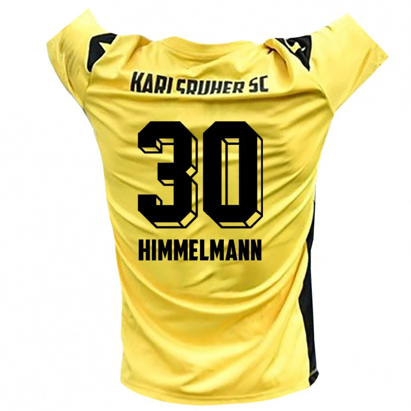 Danxen Kinder Robin Himmelmann #30 Trikot Gelb Schwarz Torwarttrikot 2025/26 Schweiz