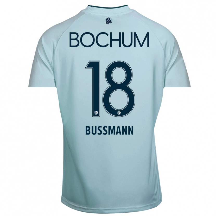 Danxen Kinder Benjamin Bußmann #18 Trikot Cyan-Blau Torwarttrikot 2025/26 Schweiz