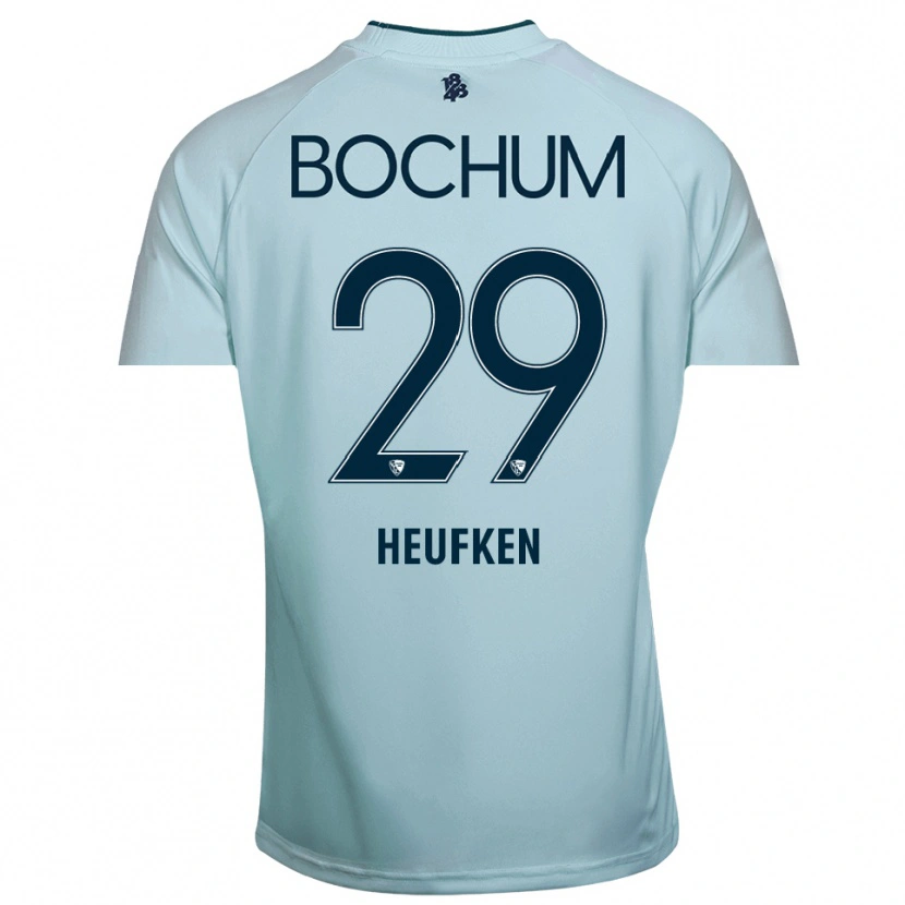 Danxen Kinder Jeremias Heufken #29 Trikot Cyan-Blau Torwarttrikot 2025/26 Schweiz