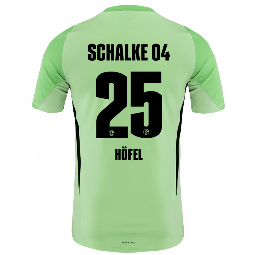 Danxen Kinder Luca Höfel #25 Trikot Hellgrün Schwarz Torwarttrikot 2025/26 Schweiz