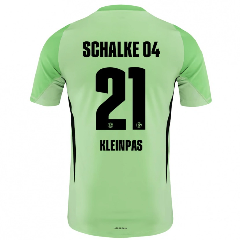 Danxen Kinder Sophie Kleinpas #21 Trikot Hellgrün Schwarz Torwarttrikot 2025/26 Schweiz