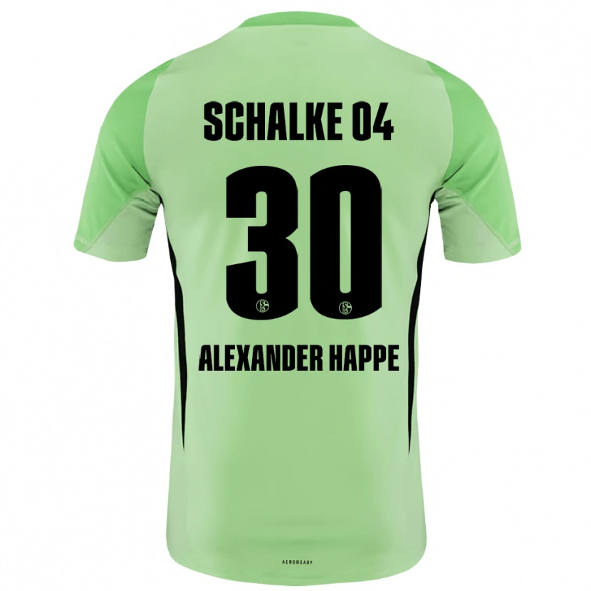 Danxen Kinder Luca Alexander Happe #30 Trikot Hellgrün Schwarz Torwarttrikot 2025/26 Schweiz