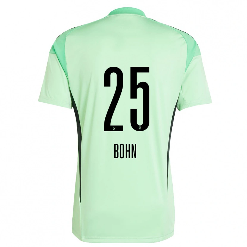 Danxen Kinder Etienne Bohn #25 Trikot Hellgrün Schwarz Torwarttrikot 2025/26 Schweiz